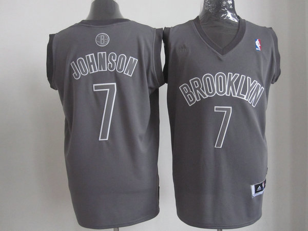  NBA Brooklyn Nets 7 Joe Johnson Big Color Fashion Swingman Christmas Day Jersey